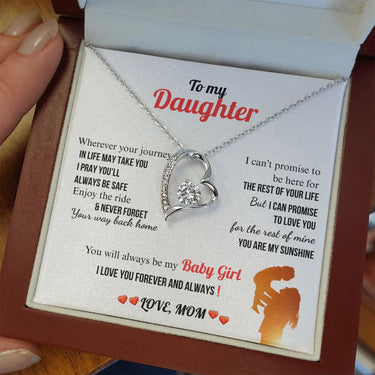 A Letter To My Daughter - Forever Love Necklace - Gift Set - SLDDL0133